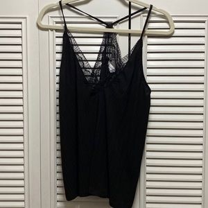 Lace blank tank